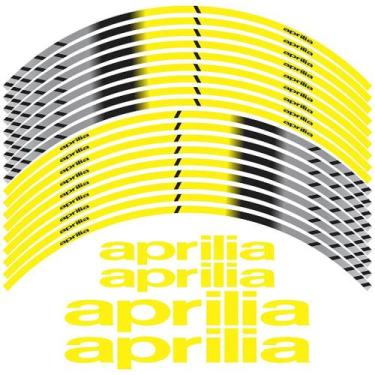 Imagem de Friso Adesivo Refletivo Aprilia - Alta Durabilidade e Proteção - Cromo