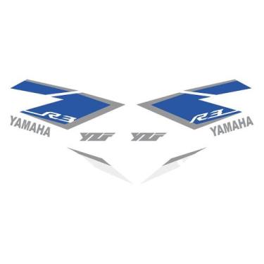Imagem de Adesivo Protetor Tank Pad Yamaha YZF R3 2016 a 2022 - Cromo Sign