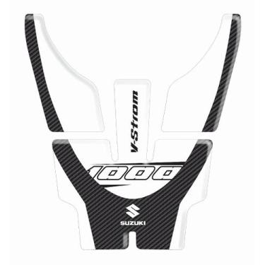 Imagem de Adesivo Protetor Frontal Resinado Compatível com Vstrom DL1000 - Cromo