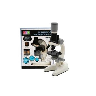 Imagem de Kit de microscópio composto com luz 100x a 450x - Lightbek Official St