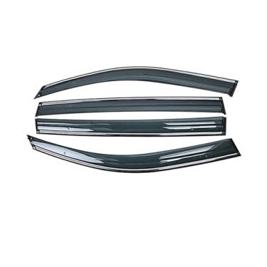 Imagem de GRJQRKHZ Defletor de janela lateral de carro para v&w para Pa&ssat B8 2014-2019 Weathershied viseira de porta vento sol proteção chuva janela lateral defletores de vento