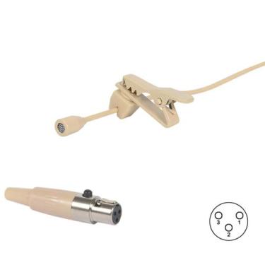 Imagem de Microfone de lapela c/ fio p/body pack,Omni,mini XLR 3 pinos - Aj Som 