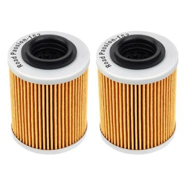 Imagem de Road Passion Filtro de óleo 420256188 compatível com CF 950 Zforce Sport 2020 2021 2022 2023 HISUN 800 HS UTV Tactic 1000 HISUN SXS Sector 1000 Crew Strike 1000R 0256187 71122 561888 (1 peça)