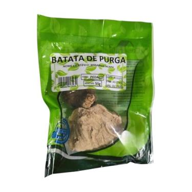 Imagem de Chá Batata de Purga Natural, Mirabilis Jalapa em Pedaços, 50g, Validade Outubro 2028.