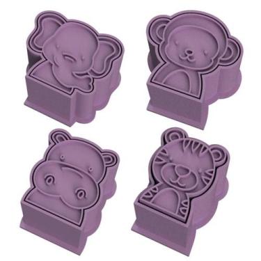 Imagem de Ejetor Modelador Doces Ejetor Modelador ZOOLOGICO ANIMAIS FOFOS Brigad