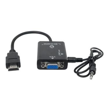 Imagem de Conversor De Hdmi Para Vga - Pc, Notebook Para Monitor/ Projetor