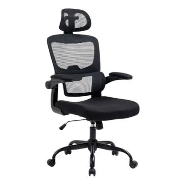 Imagem de Cadeira Gamer Giratória para Escritório, Preta, Estilo Gaming Cadeiras de Escritório para Casa