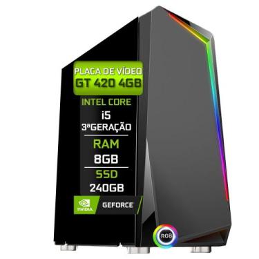 Imagem de Computador Gamer Fácil Intel Core i5 (Terceira Geração) 8GB GT 420 4GB