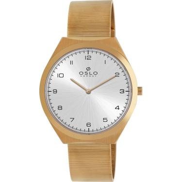 Imagem de Relógio Oslo Masculino Ref: Omgsssvx0001 S2kx Slim Dourado
