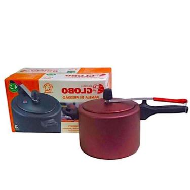 Imagem de Panela De Pressão 4,5 Antiaderente Globo Cereja - Globo Aluminio
