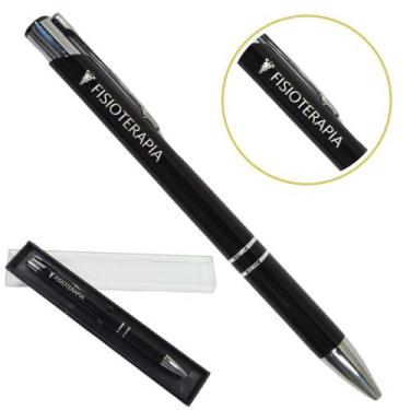 Imagem de Caneta Personalizada Cursos Metal Profissional Coloridas Fisioterapia 
