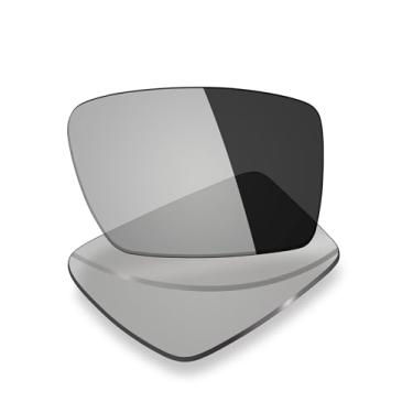 Imagem de Mryok Lentes de reposição UV400 para óculos de sol Costa Del Mar Rincondo, HD Polarized, proteção UV, resistente a impactos e ajuste perfeito - Cinza fotocromático anti luz azul