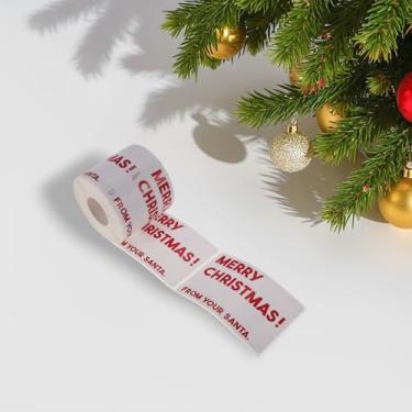 Imagem de Generic 1Pcs Christmas Stickers for Ceramic Glass Metal Paper Plastic Peel and Stick English Lettering 200 Stickers Coated Paper Red White