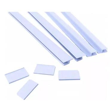 Imagem de Kit Alçapão Moldura Forro Pvc 80x80 Reforçado