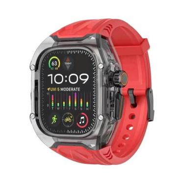 Imagem de Capa Protetora Transparente Com Alça De TPU Para Apple Watch Ultra 9 S