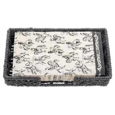 Imagem de Karma, Porta-guardanapos de tecido com conjunto de guardanapos de papel, cowboy gótico