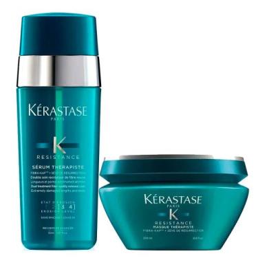 Imagem de Kérastase Résistance Therapiste Kit - Máscara + Leave-in - Kerastase, 