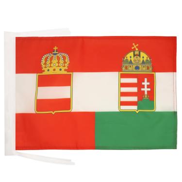 Imagem de Cabos da bandeira da Áustria-Hungria 1867-1918 45 cm x 30,5 cm - Bandeira do Império Austro-Húngaro PEQUENAS 30 x 45 cm - Faixa 45,7 x 30,5 cm - AZ FLAG
