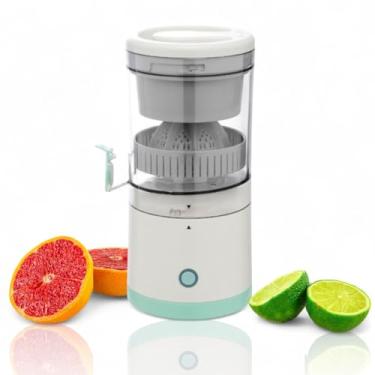 Imagem de Espremedor Elétrico De Frutas USB Portátil Recarregável 360° Para Sucos Naturais Extração Sem Esforço Alta Eficiência Fácil de Usar E Limpar Para Laranja Maçã Romã Pera