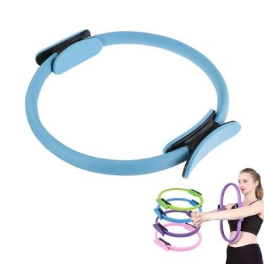 Imagem de Pilates Ring, Fitness Circle, Lightweight Magic Pilates Ring Fitness Circle, Yoga Rings Magic Circle with Dual Padded Handles for Toning Arms, Legs & Core, Exercise Ring for Home Workout (Blue)