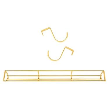 Imagem de oshhni Trilho deslizante para mesa de bilhar, acessórios para bilhar, trilho de queda de bolas, fácil instalação, trilhos deslizantes para caçapas de sinuca, Ouro