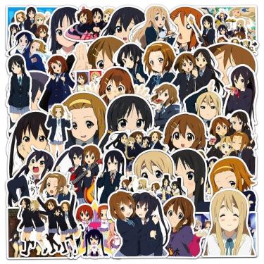 Imagem de Adesivos Kons Anime, pacote de 50 peças, desenho animado decorativo de 4 a 8 cm