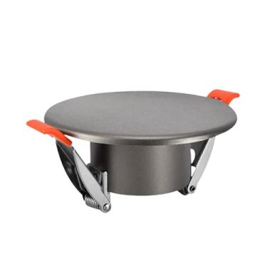 Imagem de Bothyi Tampa de parede decorativa para orifícios de ar condicionado, fácil de instalar e desmontar. Ideal para instalação em residências, Cinza