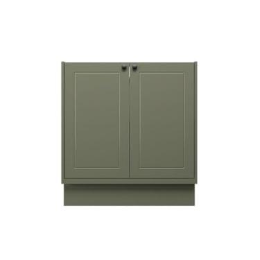 Imagem de Balcão Cozinha Mdf Herval Viana, 2 Portas, Verde Hill, 80 cm