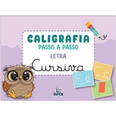 Imagem de Caligrafia Passo a Passo  Letra Cursiva  Livro Infantil de Escrita  Tr
