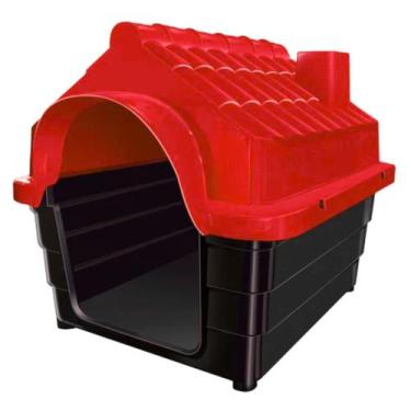 Imagem de Casa de Pet Desmontável Casa de Cachorro N4 MecPet - Mec Pet, Vermelho