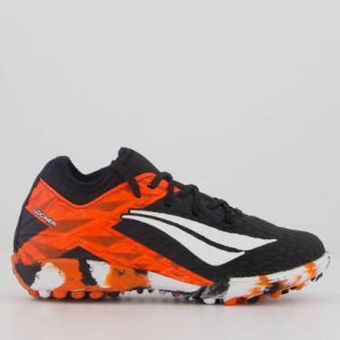 Imagem de Chuteira Penalty RX Locker Y-3 Society Juvenil Preta, 34