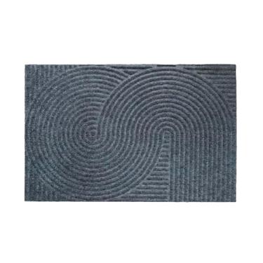 Imagem de Tapete Entrada Flow Gigante 60x90 Preto Banheiro Premium Elegante