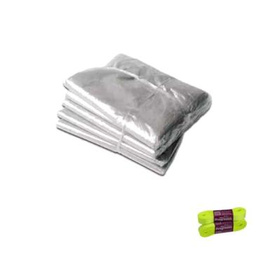 Imagem de Kit Saco BD 30X50X15 Para Gelo E Fita Cetim Impressa 003 15MMx10Mts