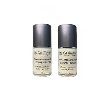 Imagem de Kit 2 unidades Base Fortalecedora Para Unhas Fracas, La Beaute