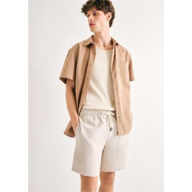 Imagem de Shorts Masculino Fio Tinto Com Linho-Masculino