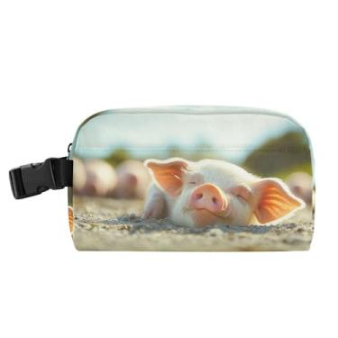 Imagem de TSENQUE Lancheira personalizada com estampa de fazenda dormindo para crianças, meninas, lancheira isolada, reutilizável, feminina, lancheira para trabalho, linda bolsa térmica para meninos