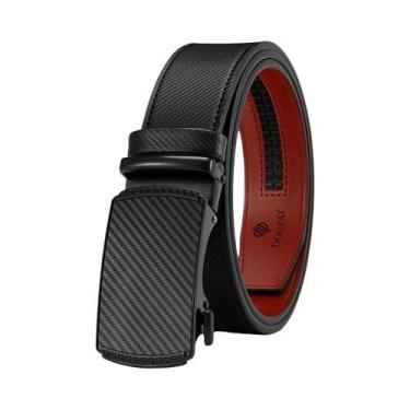 Imagem de Cinto De Couro Masculino De Alta Qualidade Com Fivela Automática, Faix