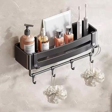 Imagem de Prateleiras de chuveiro Suporte de chuveiro Prateleira de banheiro Acessórios de banheiro, prateleira de parede para quarto, cozinha, armazenamento, chuveiro Caddy