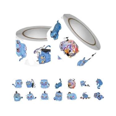 Imagem de Adesivos Kawaii À Prova d'Água De Demon Hunters KPop Para Capas De Tel