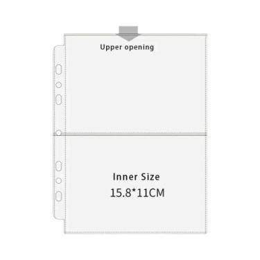 Imagem de Capa Para Photocards A5 3 7 Com Anéis, Transparente, Livre De Ácido, Á