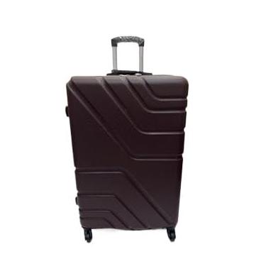 Imagem de Mala de Bordo 10kg ABS Casca Dura, Rodinhas Giratórias 360°, Cadeado com Senha, Bagagem de Mão Viagem(Marrom,N23-16kg)