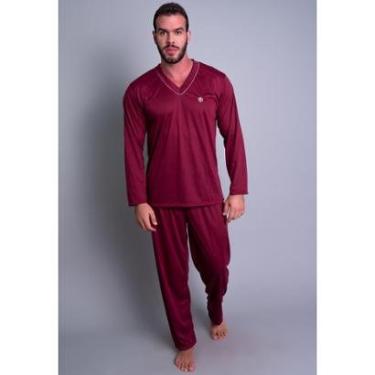 Imagem de Pijama Mvb Modas Blusa Manga Comprida E Calça Masculino-Masculino