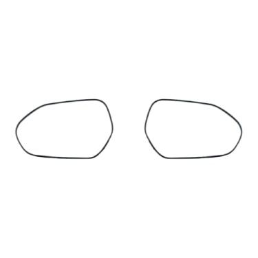 Imagem de Acessórios do carro espelhos laterais lente reflexiva espelho retrovisor lentes de vidro com aquecimento 1 pçs compatível com toyota corolla 2019 2020 2021(2PCS left and right)