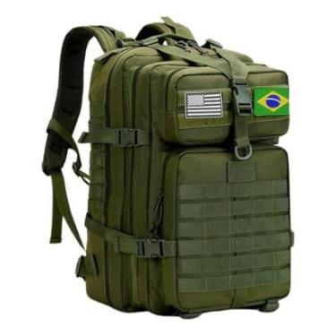 Imagem de Mochila Militar Tática  50L Resistente Impermeável Para Trilhas e Caminhadas-Unissex