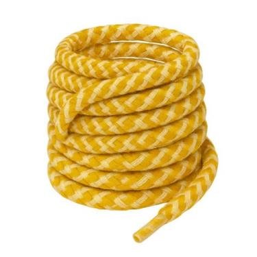 Imagem de Par Cadarço Roliço Algodão Poliéster 120cm - Cordões Nova Cor, Amarelo