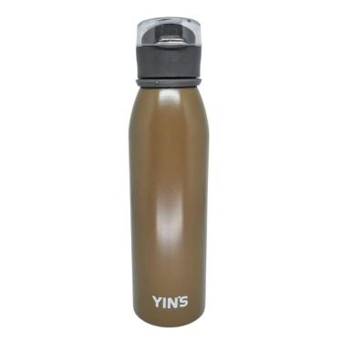 Imagem de Garrafa Térmica Yins Aço Inox 610ML - Marrom Único-Unissex