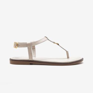 Imagem de Rasteira Feminina Lunna Palha - Democrata, 37