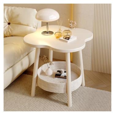 Imagem de Moderna sala de estar sofá mesa lateral quarto pequenas prateleiras mesa lateral doméstica mesa móvel simples