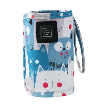 Imagem de MERIGLARE Aquecedor de mamadeira USB, aquecedor de mamadeira portátil e compacto para carro, ideal para viagens, para manter o leite aquecido em casa e ao ar