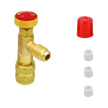 Imagem de Válvula De Segurança Para Líquido De Ar Condicionado R410A R22, Adapta